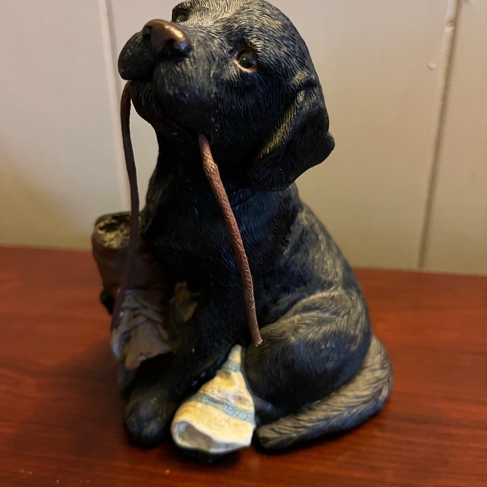 Black Lab Puppy Figurine - Picture 5 of 6